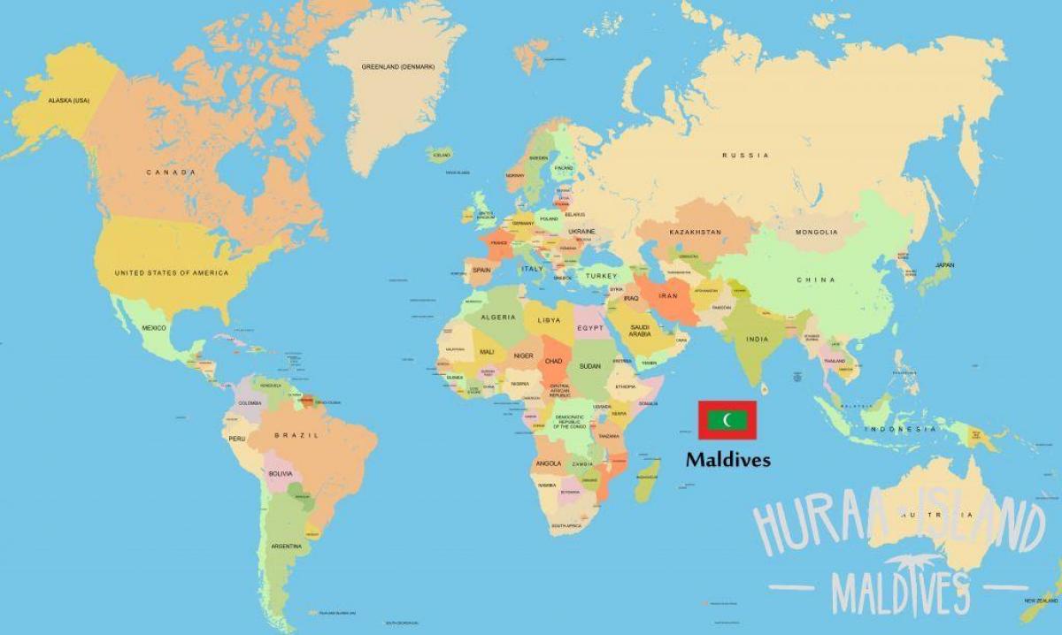 ցույց տալ Մալդիվներ աշխարհի քարտեզի վրա